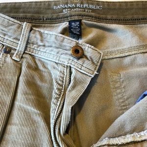 Banana Republic straight fit cords 36x30